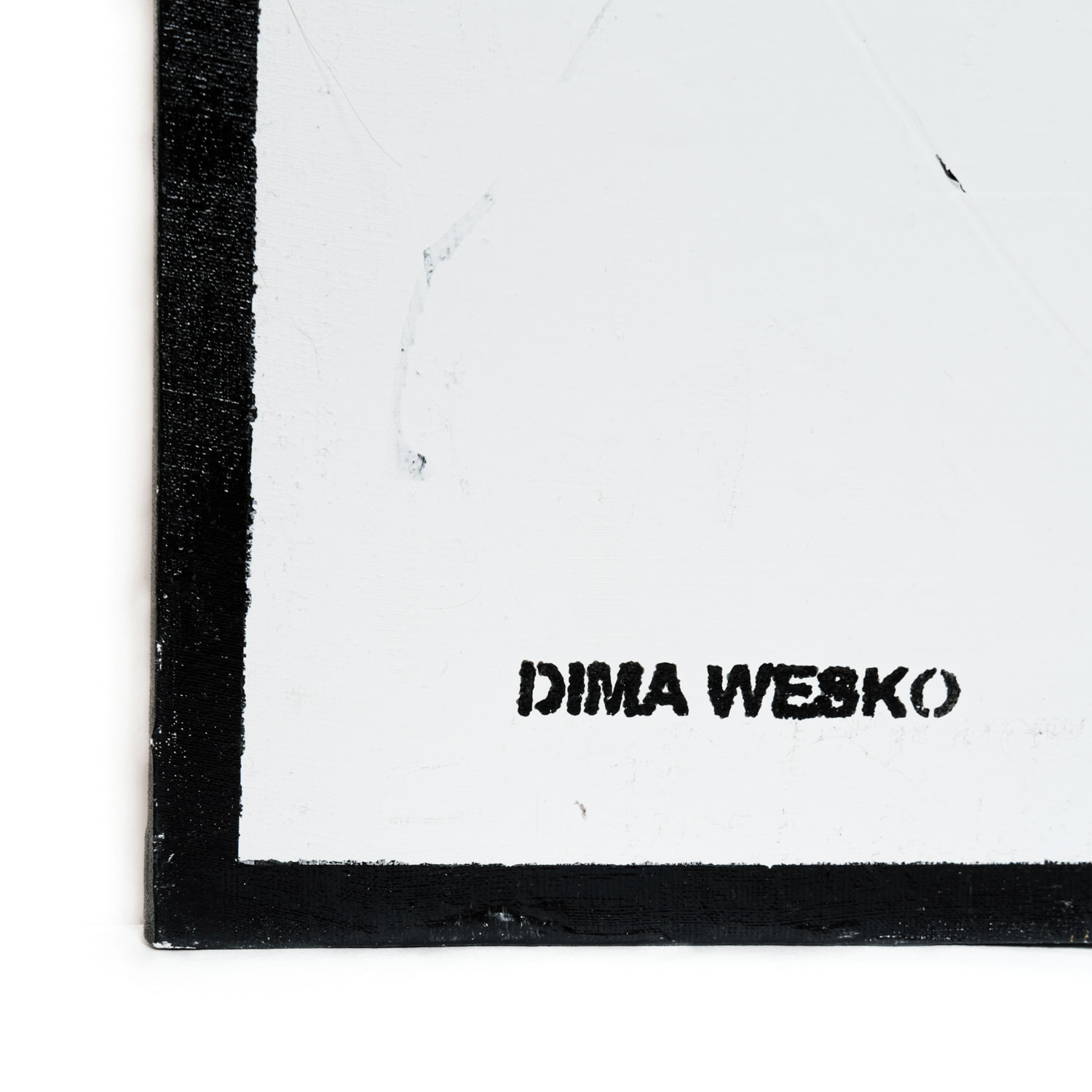 Grief street art painting by Dima Wesko, view 2