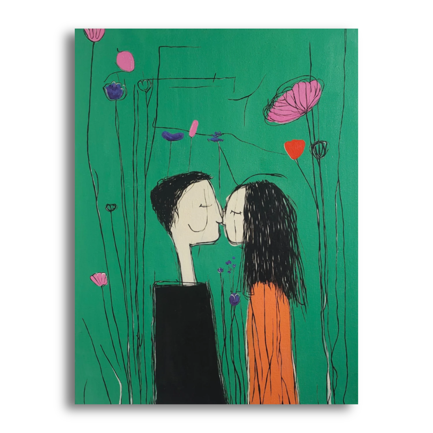 Harmony street art painting by Exgyryd, view 1