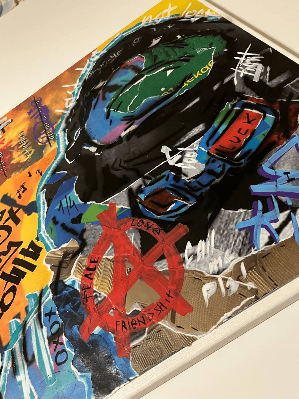 The Street Ronin street art painting by LUCK, view 2