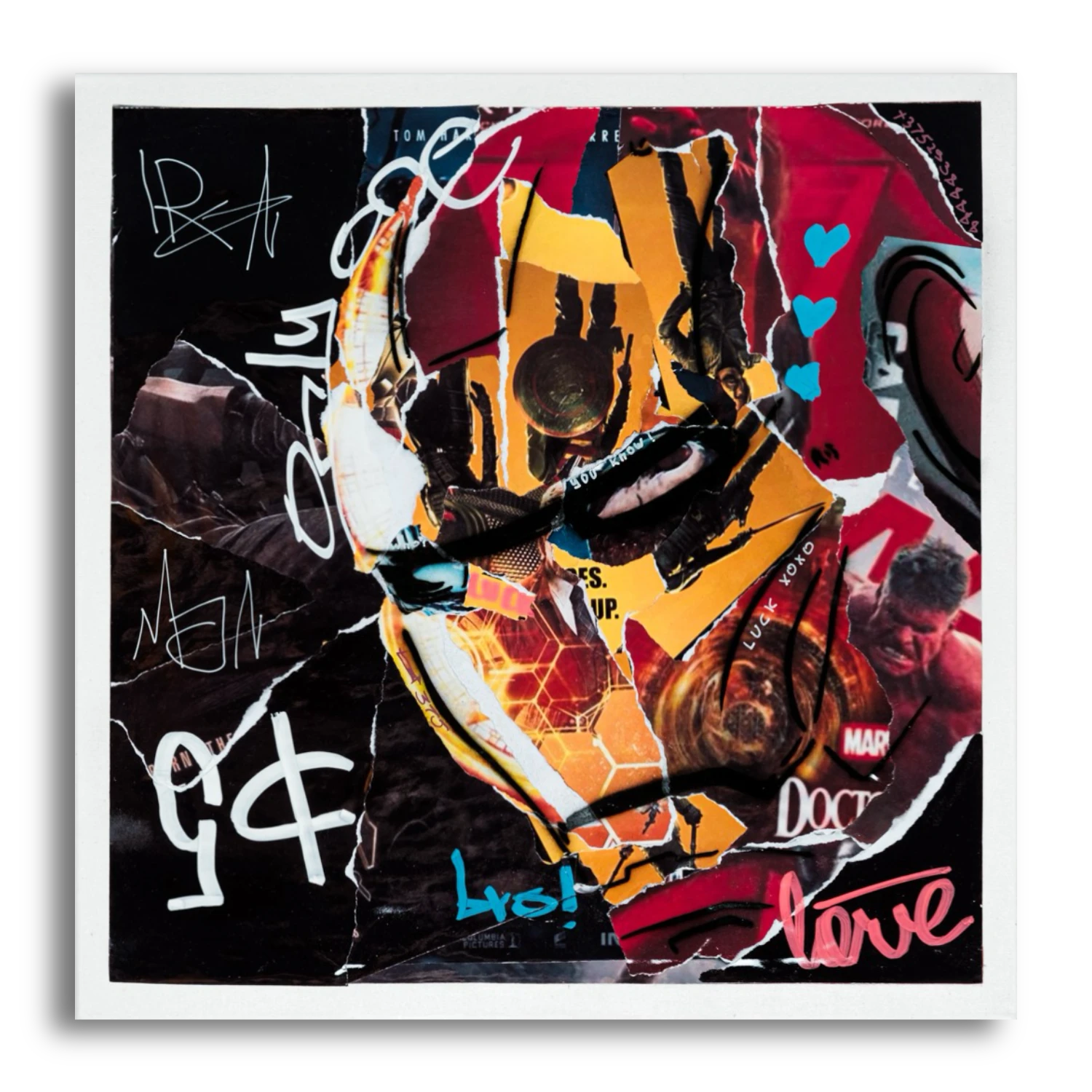 Tony Street street art painting by LUCK, view 1