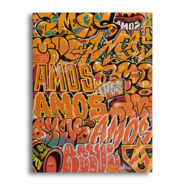 Acacia trees street art painting by Mstr.Amos