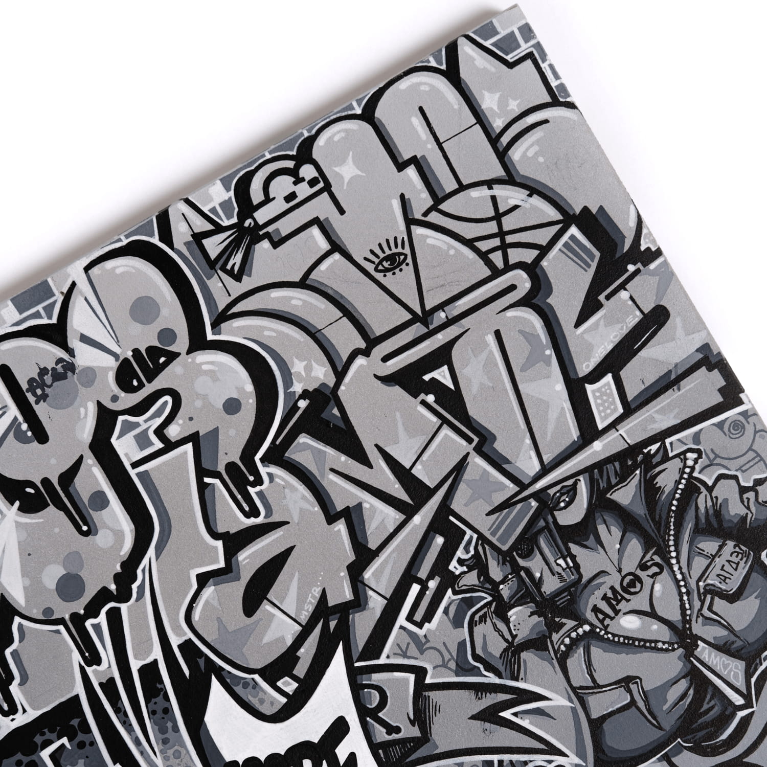 Censore street art painting by Mstr.Amos, view 5