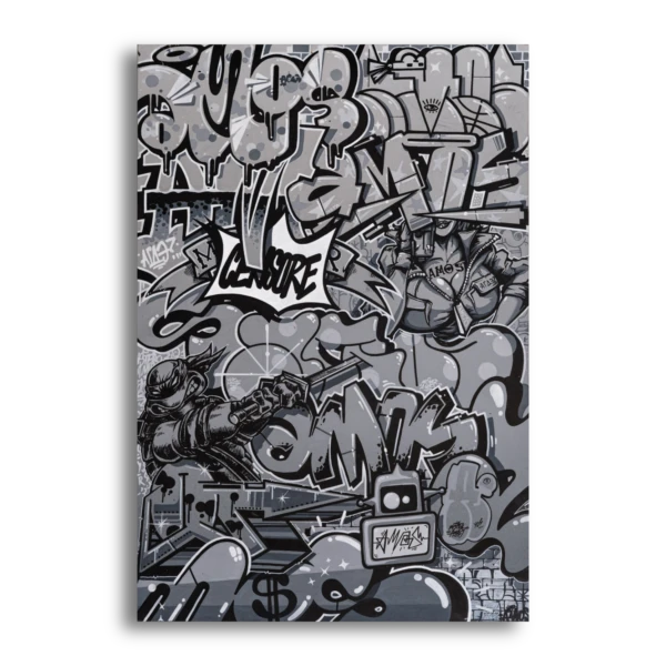 Censore street art painting by Mstr.Amos