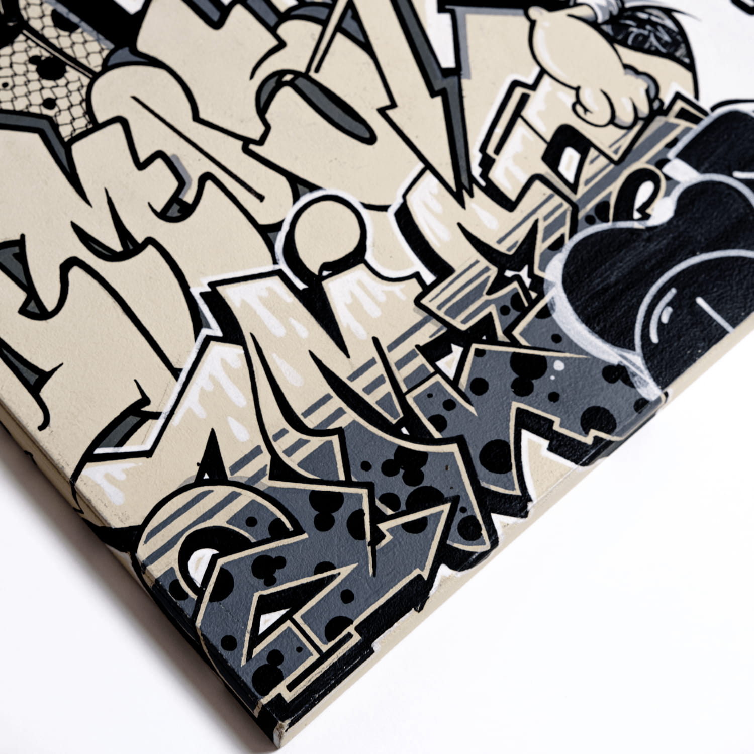 Mr. Soup street art painting by Mstr.Amos, view 3