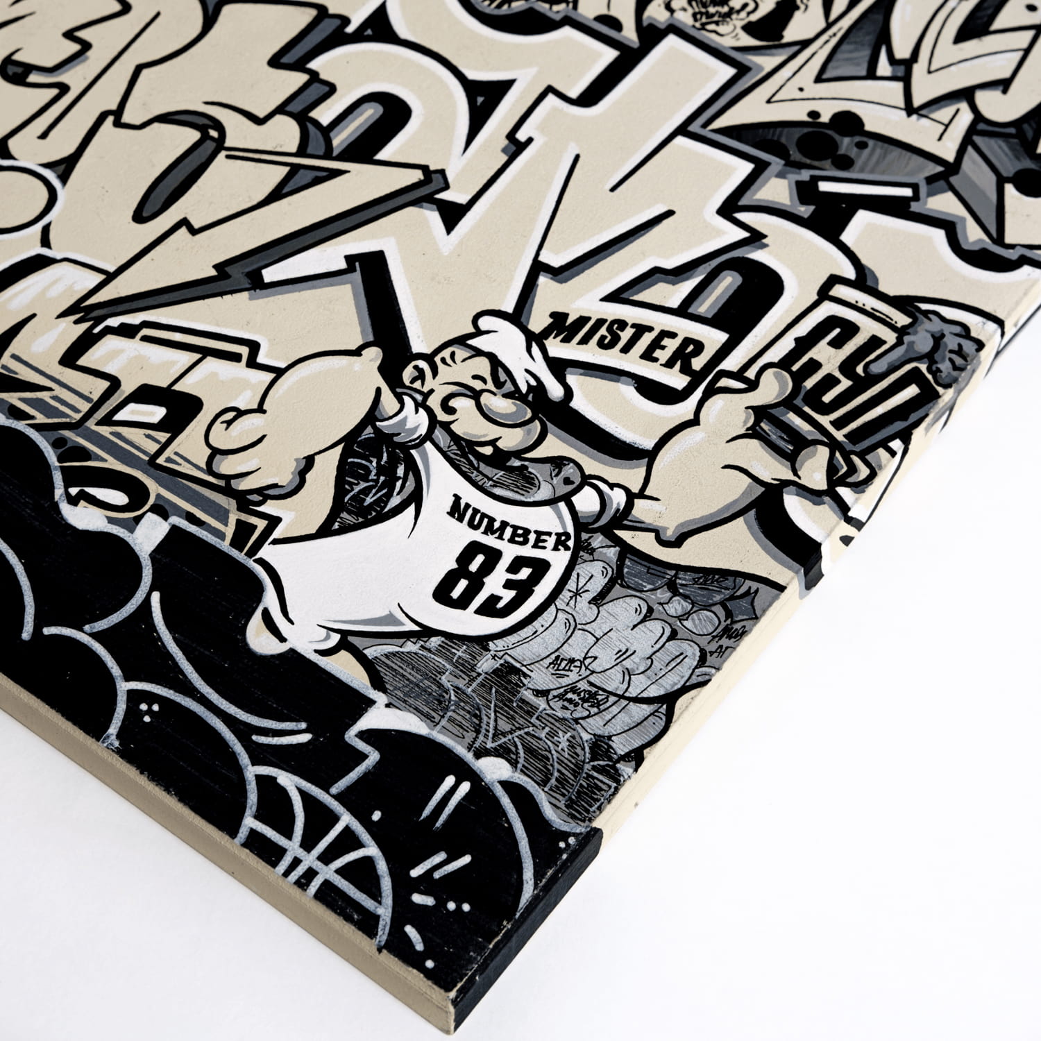 Mr. Soup street art painting by Mstr.Amos, view 4