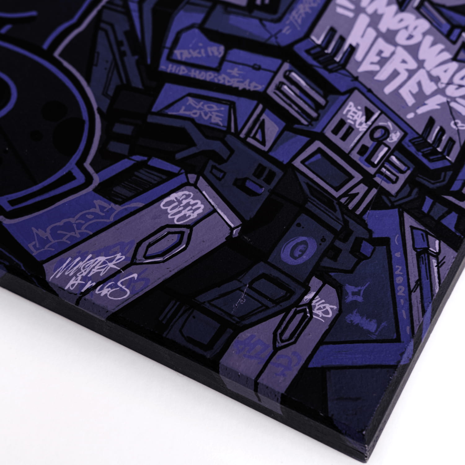 Turn on the light street art painting by Mstr.Amos, view 4