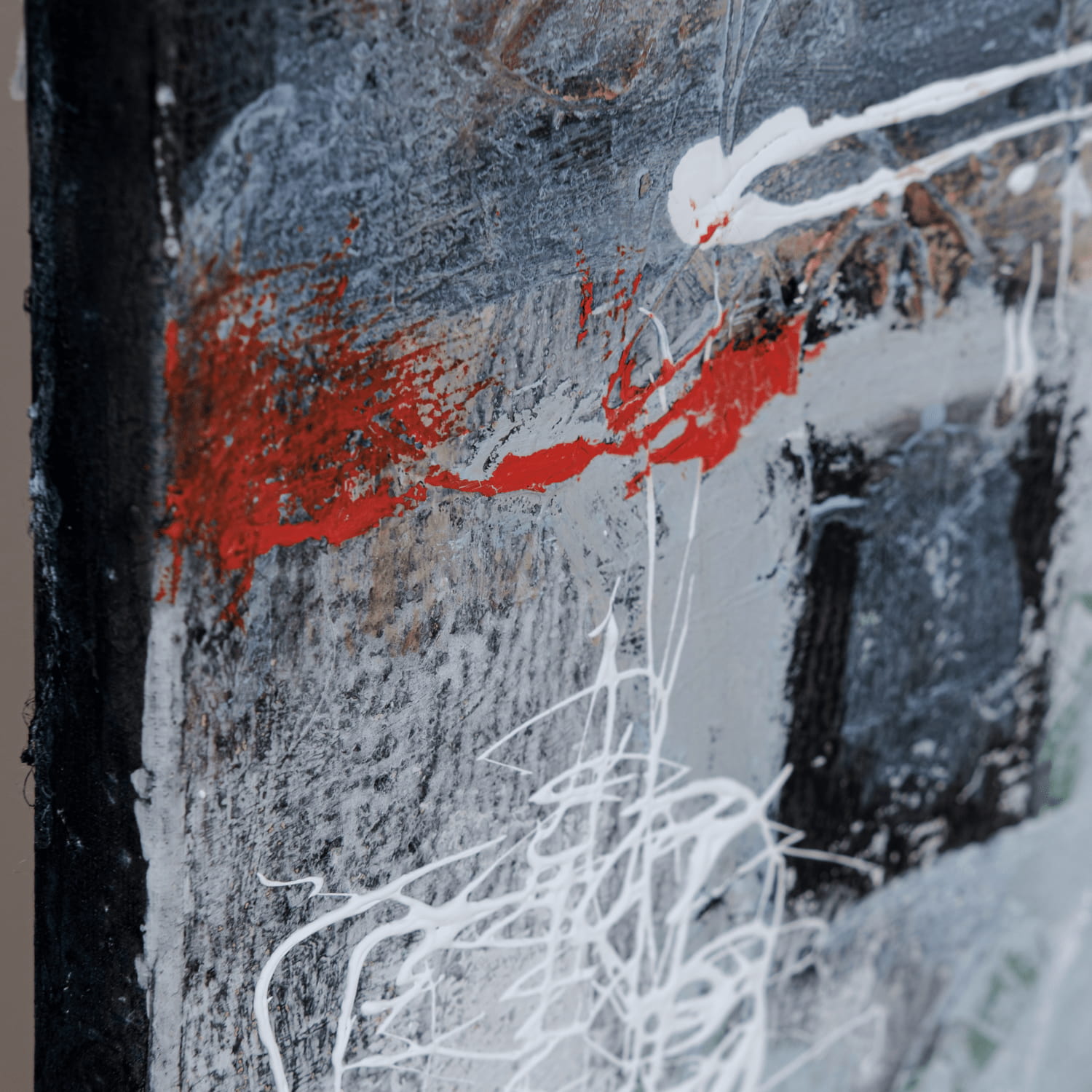 Stone City (Right Panel) street art painting by Nina Lepshey, view 2