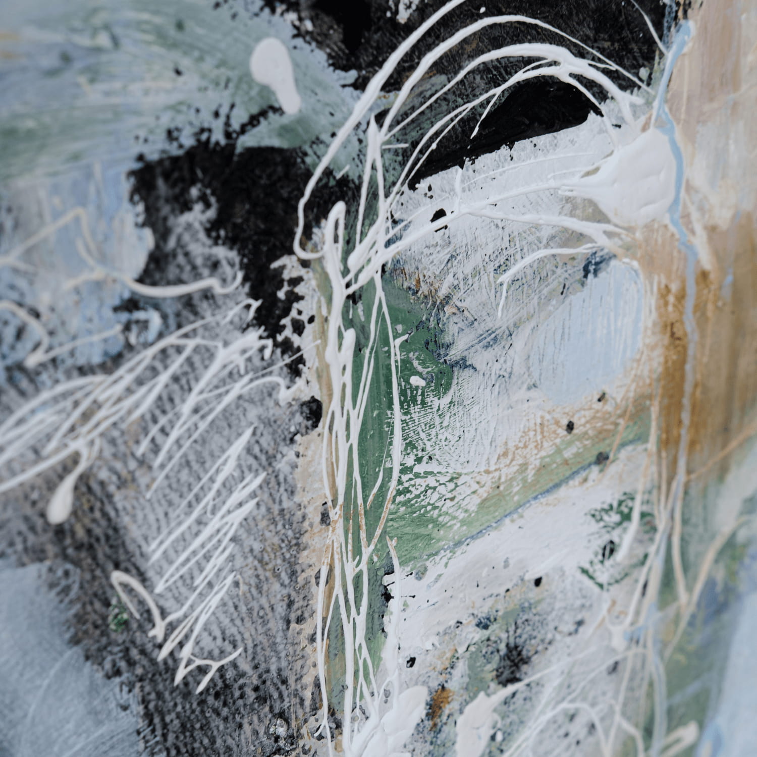 Stone City (Right Panel) street art painting by Nina Lepshey, view 4