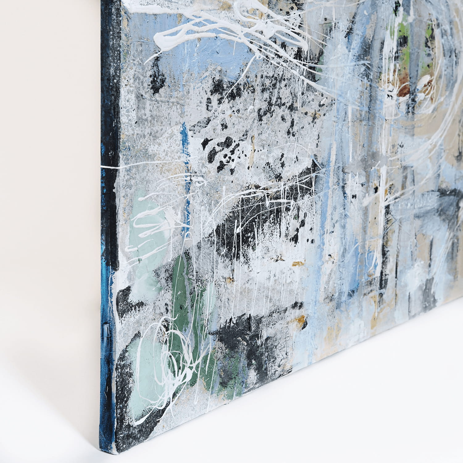 Stone City (Right Panel) street art painting by Nina Lepshey, view 5