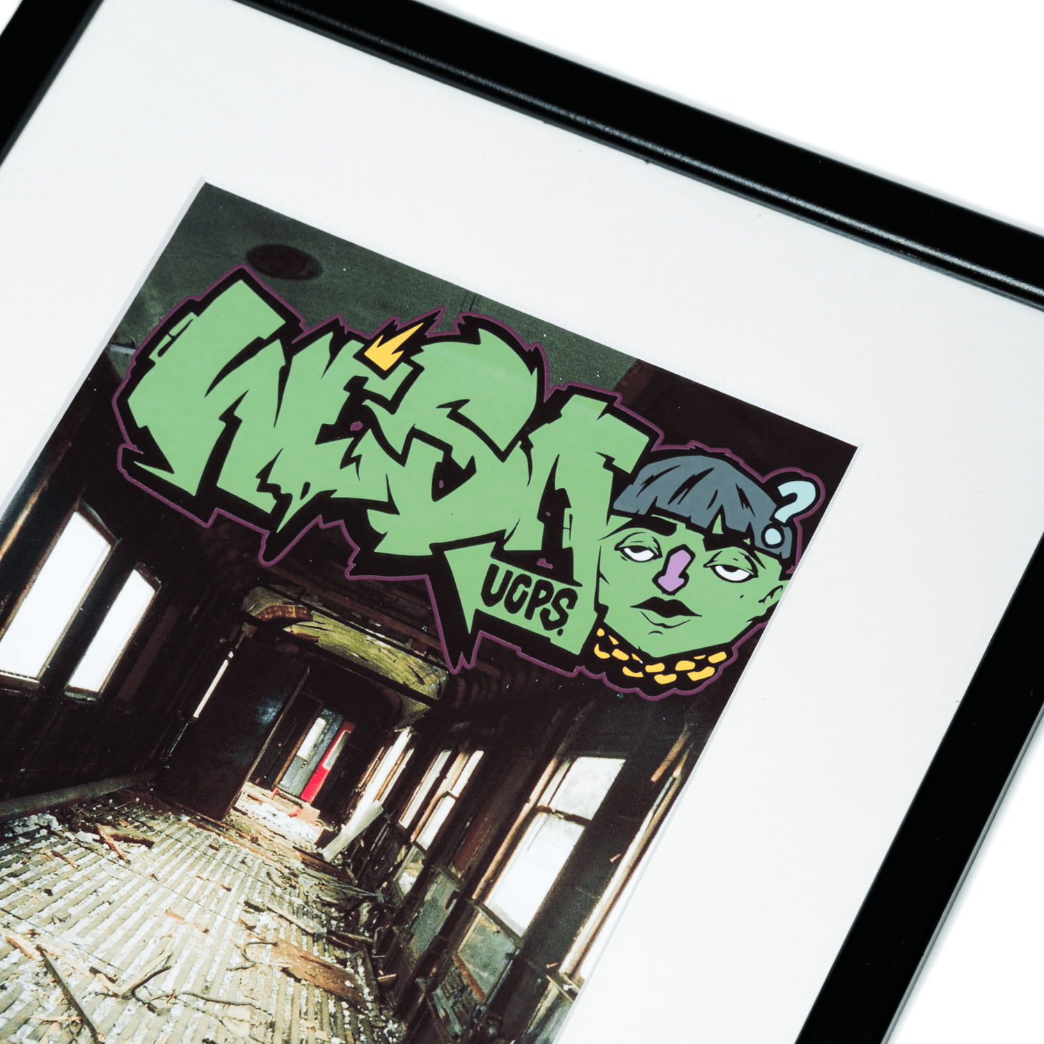 Abandoned Train Car, graffiti by Wesko street art painting by REON, view 5