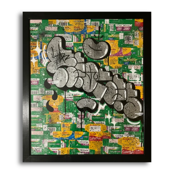 Echoes of the past street art painting by REON