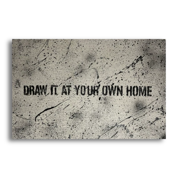 The only opinion street art painting by REON