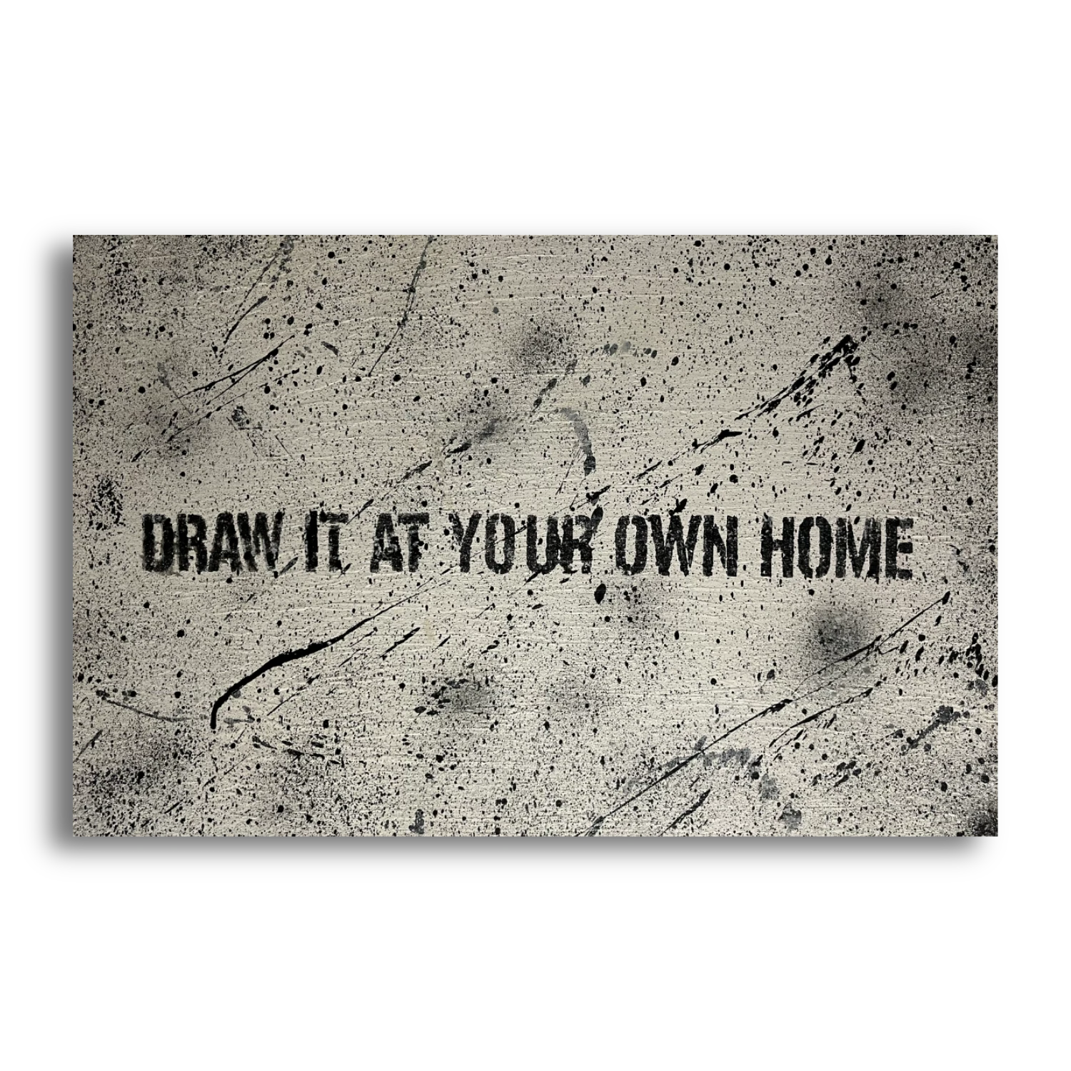 The only opinion street art painting by REON, view 1