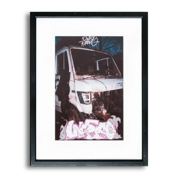 Van, graffiti by Wesko street art painting by REON