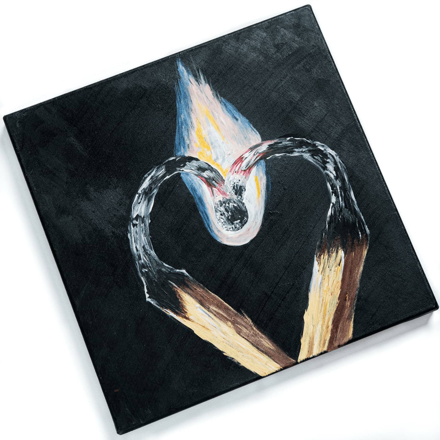 Keep burning, but never be consumed street art painting by Richy_Art, view 3