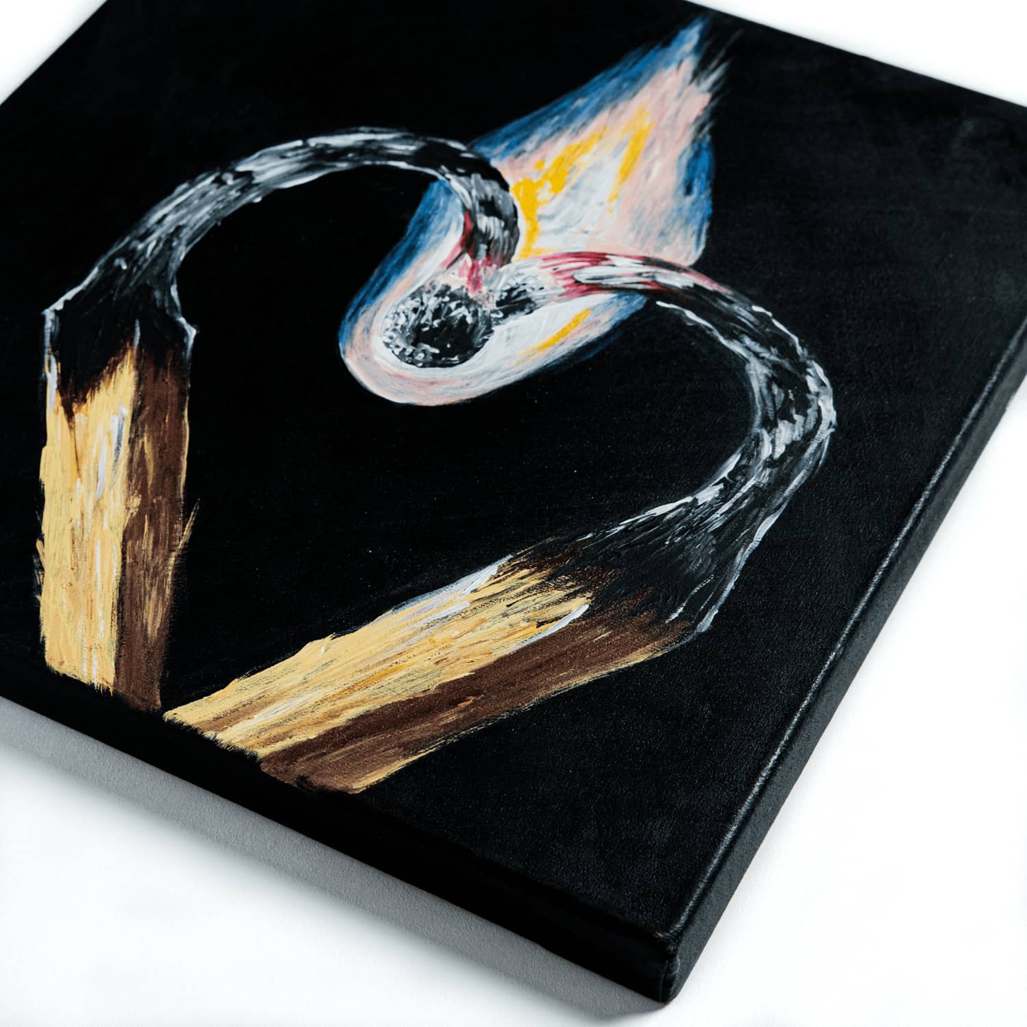 Keep burning, but never be consumed street art painting by Richy_Art, view 4
