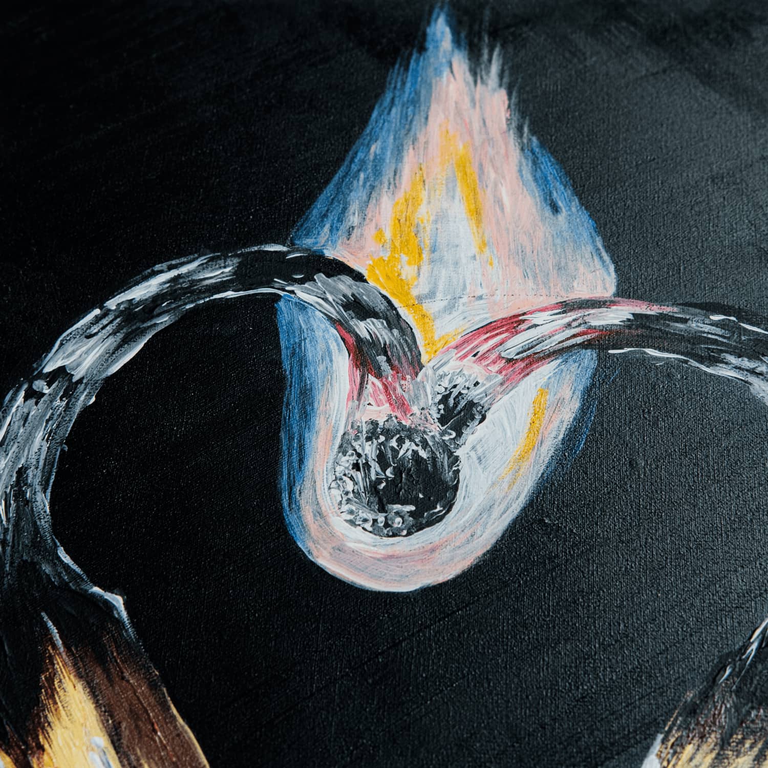 Keep burning, but never be consumed street art painting by Richy_Art, view 5