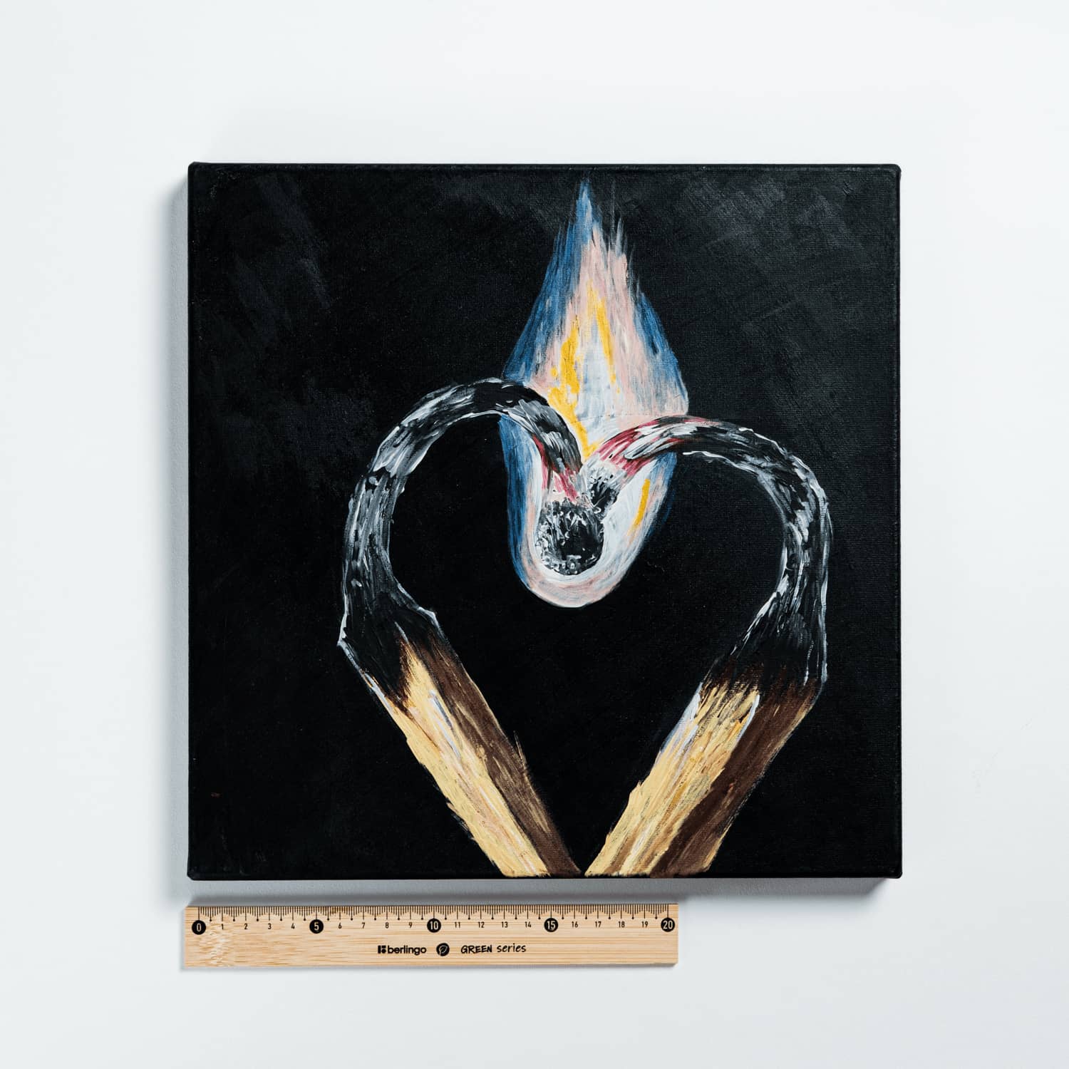 Keep burning, but never be consumed street art painting by Richy_Art, view 6