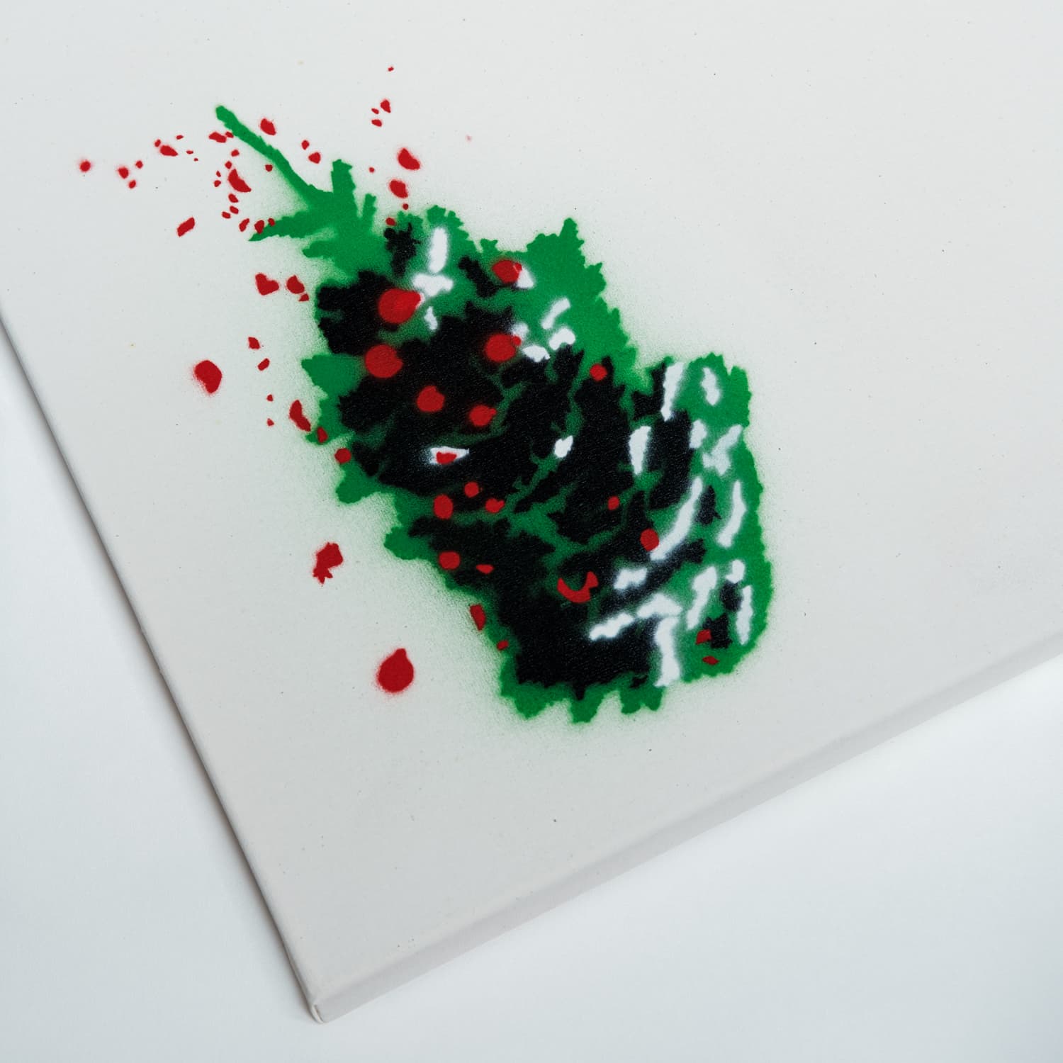 Christmas crime street art painting by tcp375, view 2
