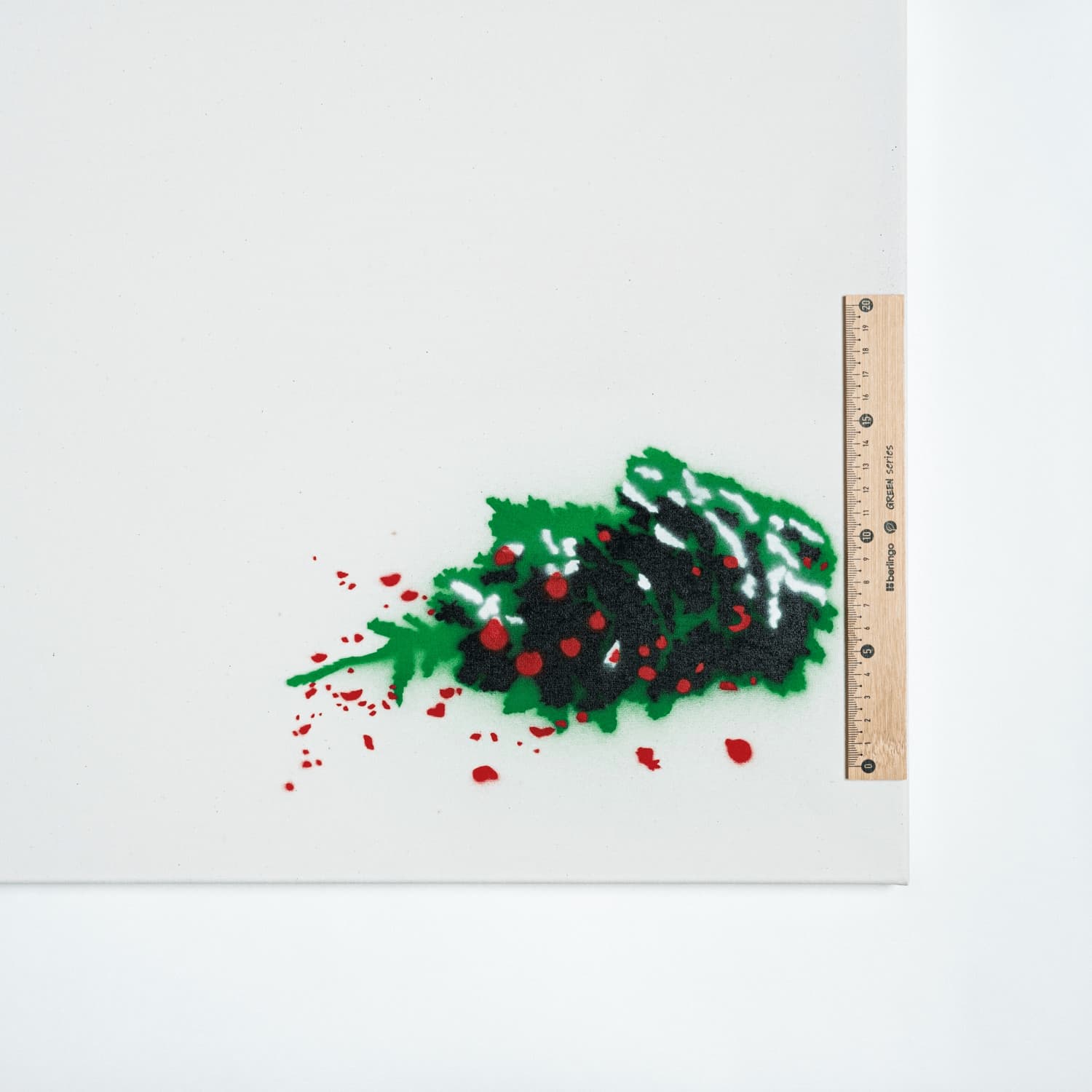 Christmas crime street art painting by tcp375, view 4