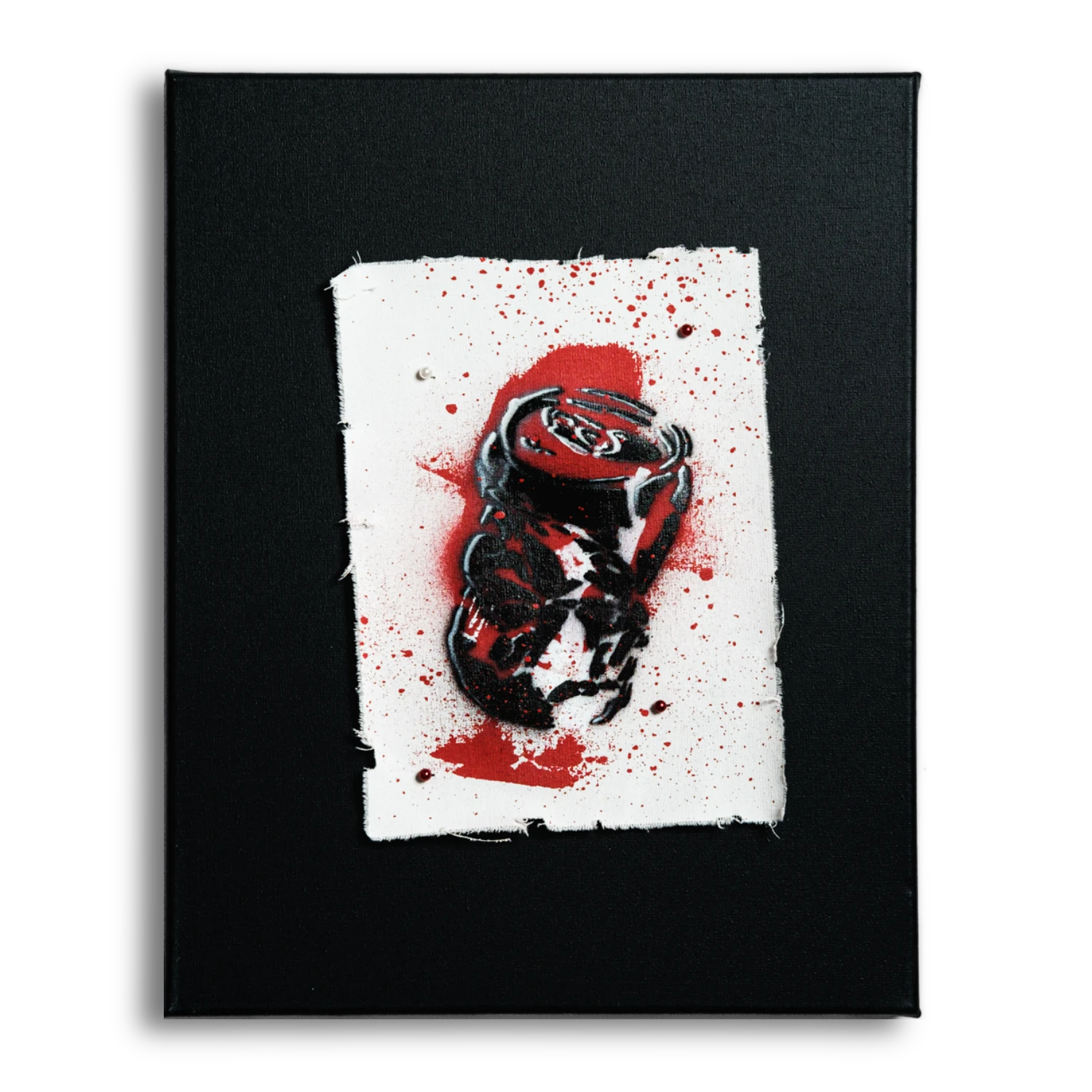 Fucking cola street art painting by tcp375, view 1