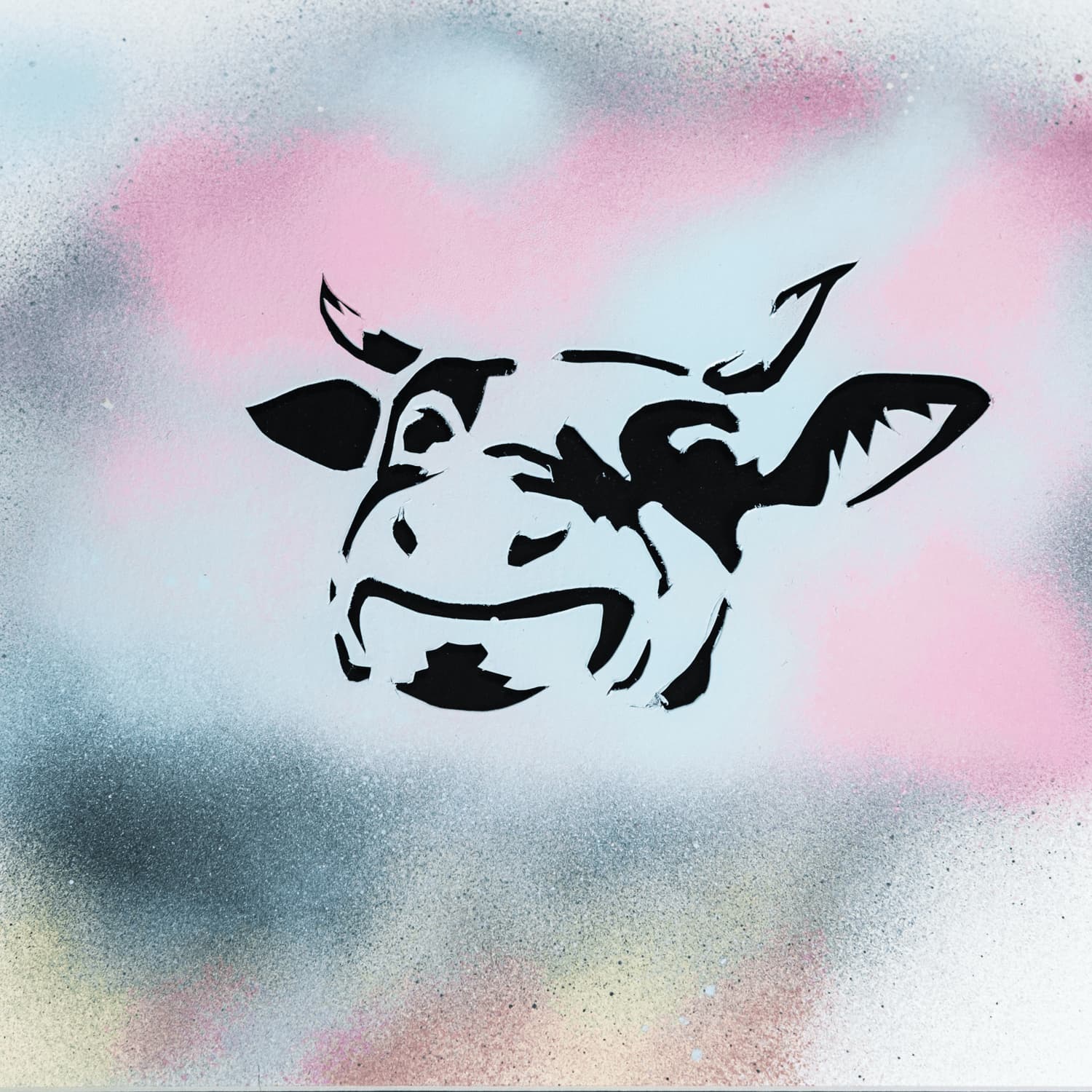 Funny Cow street art painting by tcp375, view 3