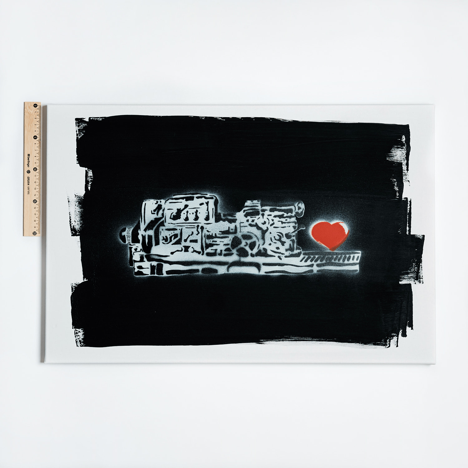 Make love street art painting by tcp375, view 3