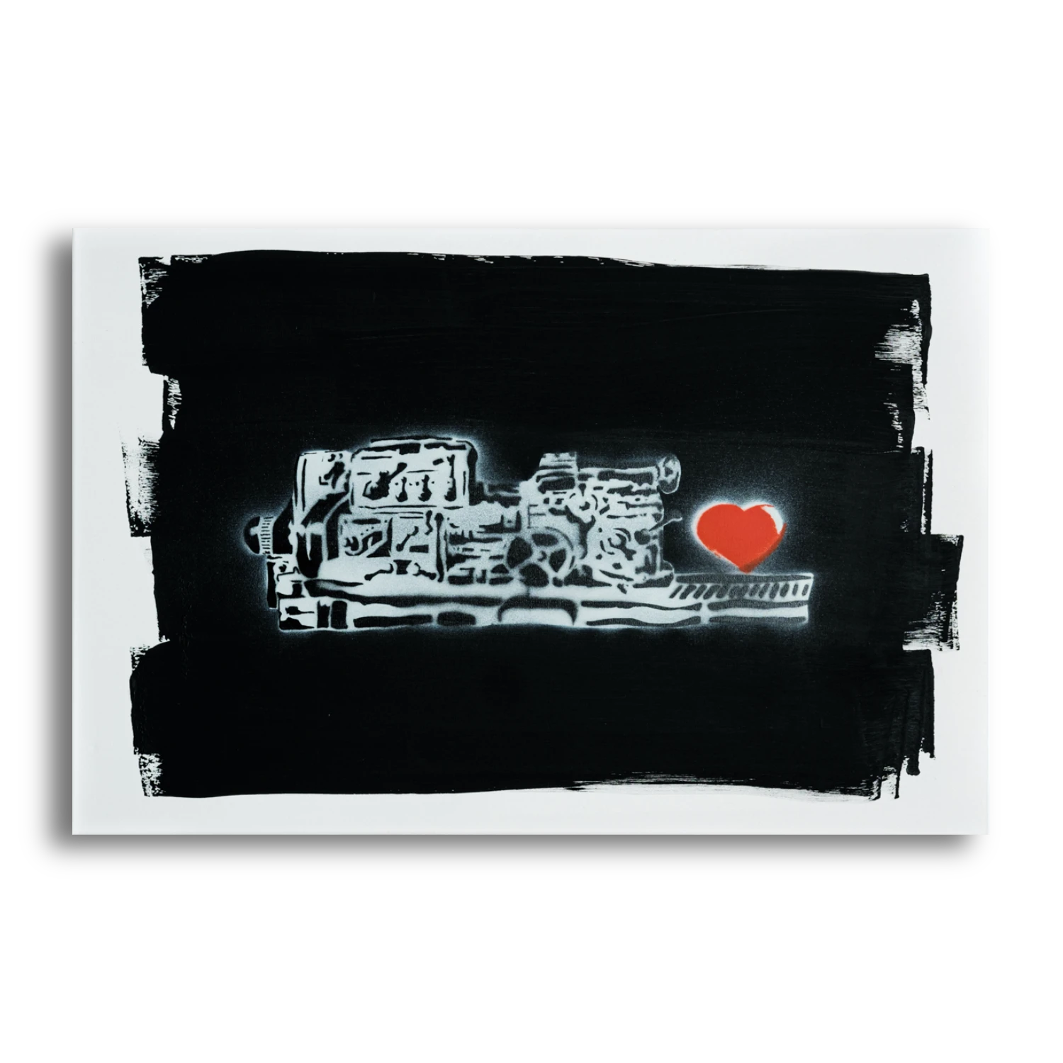 Make love street art painting by tcp375, view 1