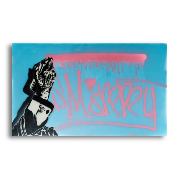 Mommy street art painting by tcp375