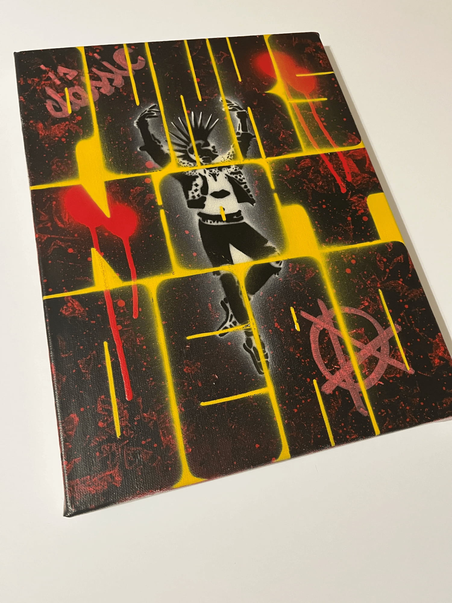 Punk is classic street art painting by tcp375, view 3