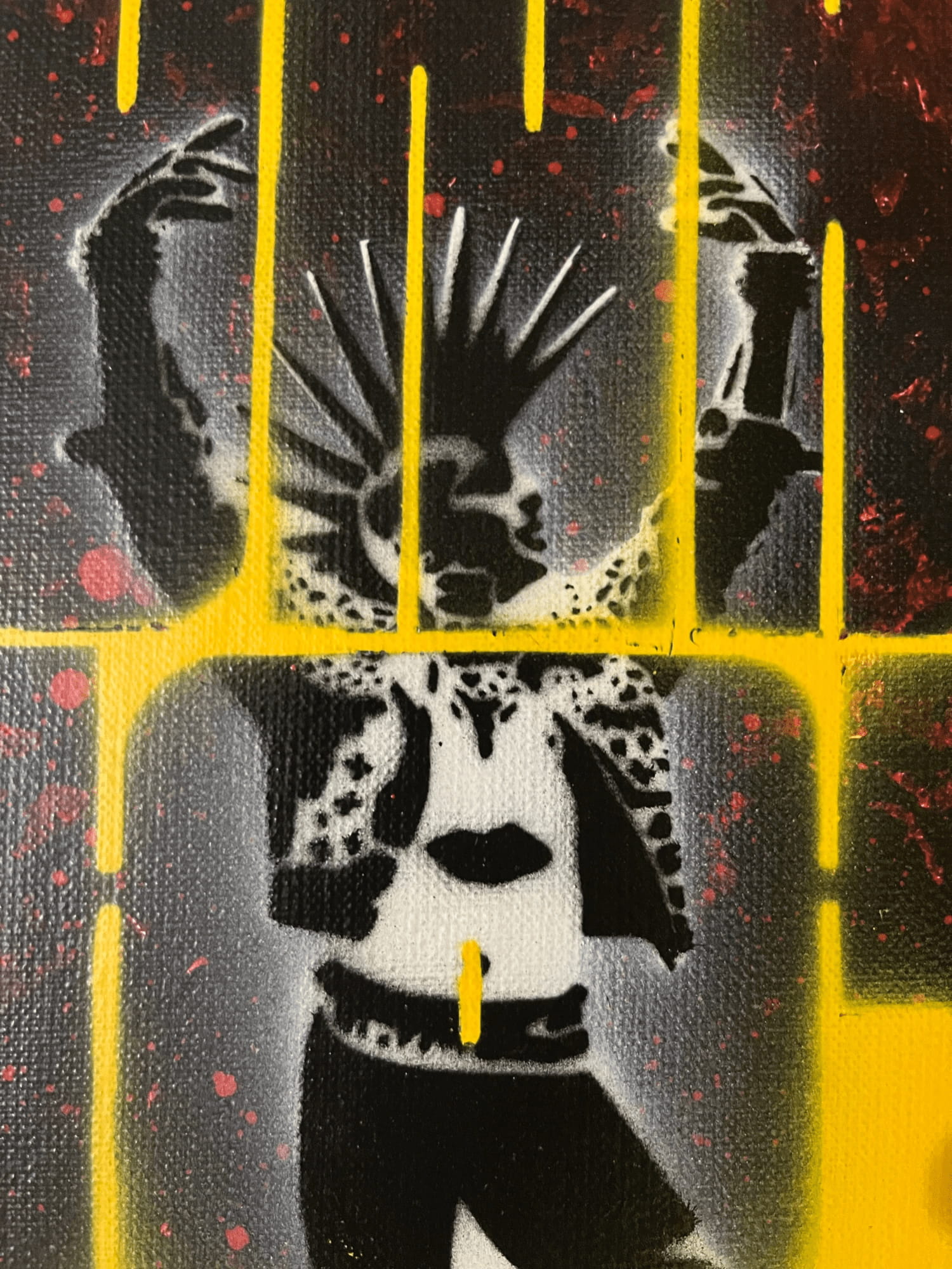 Punk is classic street art painting by tcp375, view 4